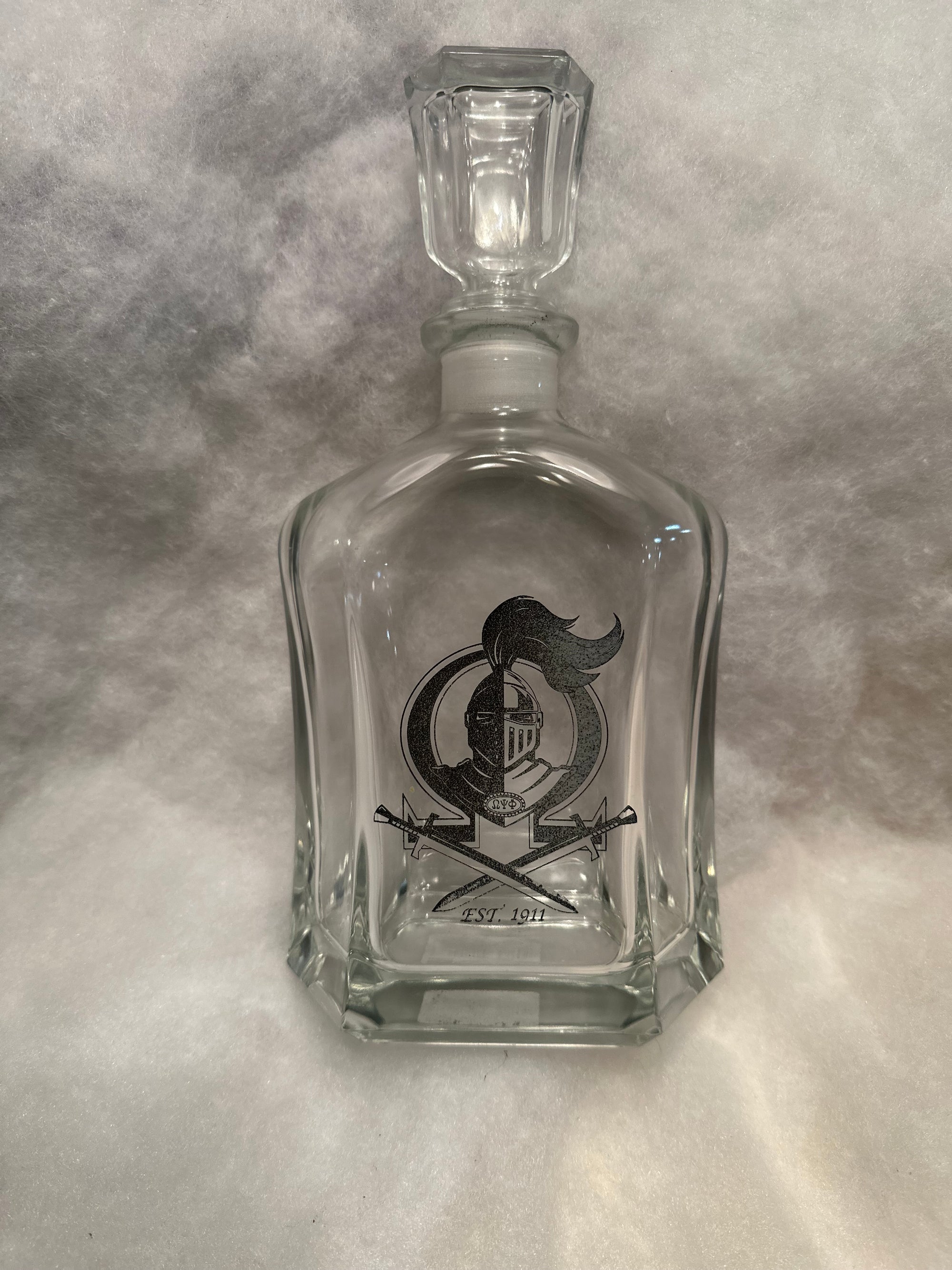 Omega Psi Phi Decanter