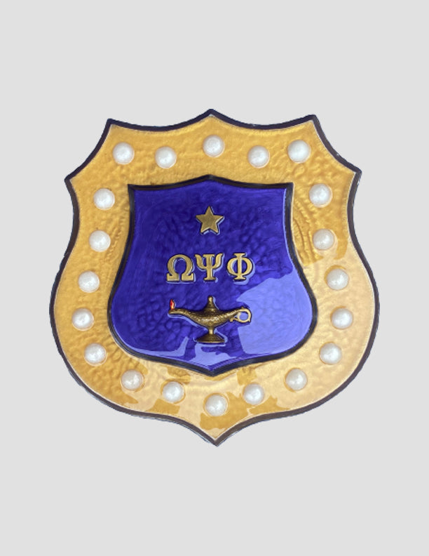 “Twenty-One“	Purple and Gold Shield