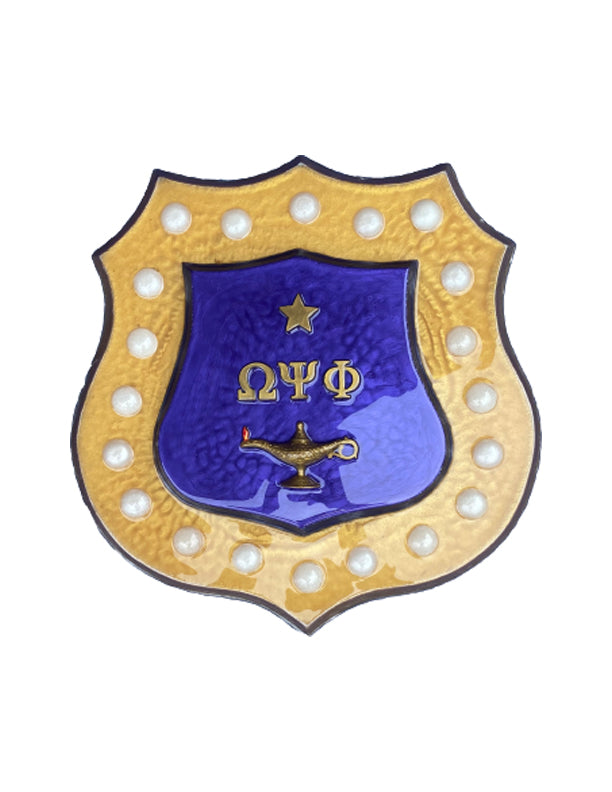 “Twenty-One“	Purple and Gold Shield