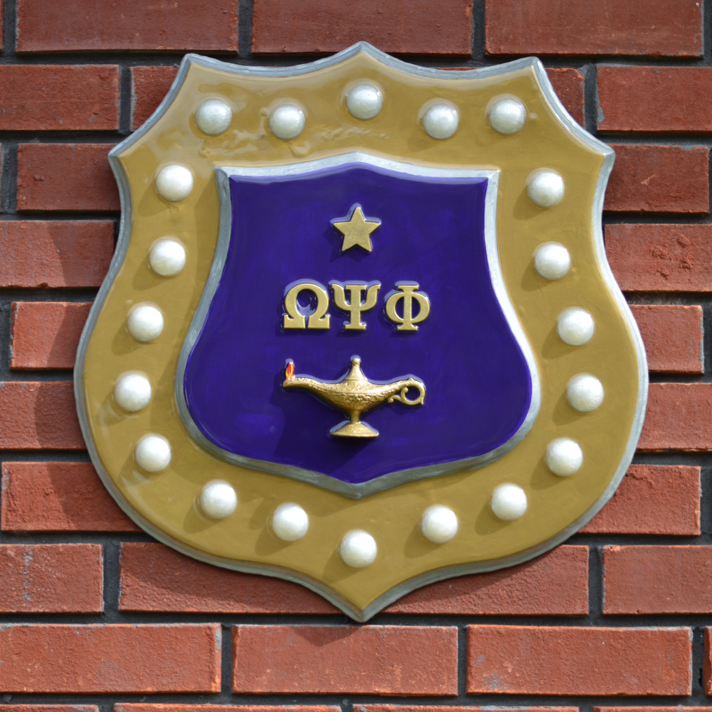 “Twenty-One“	Purple and Gold Shield